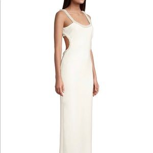 White Backless Dress